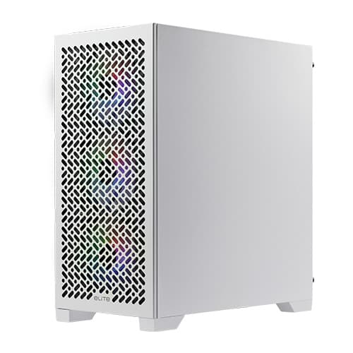 Cooler Master Elite 302 White ARGB M-ATX Mini Tower Case